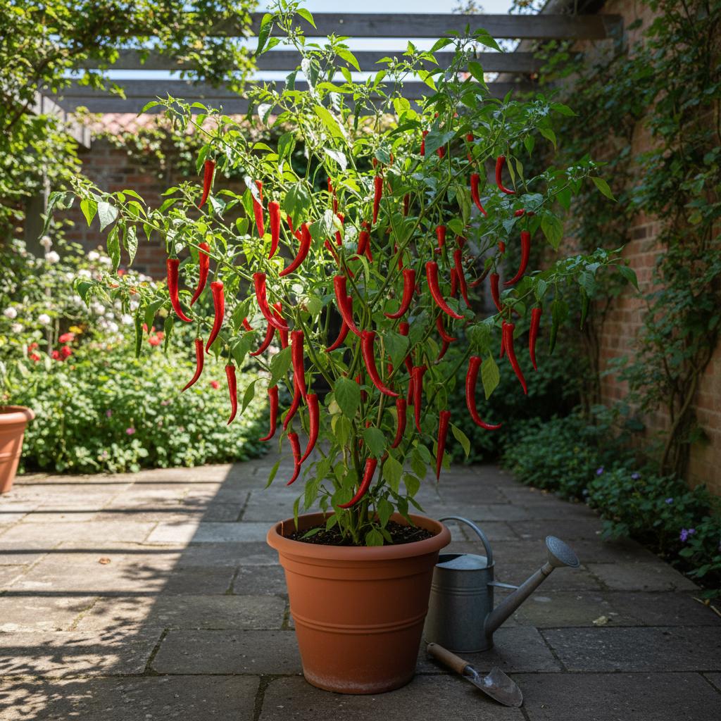 Cayennepfeffer (Capsicum annuum var. cayenne)