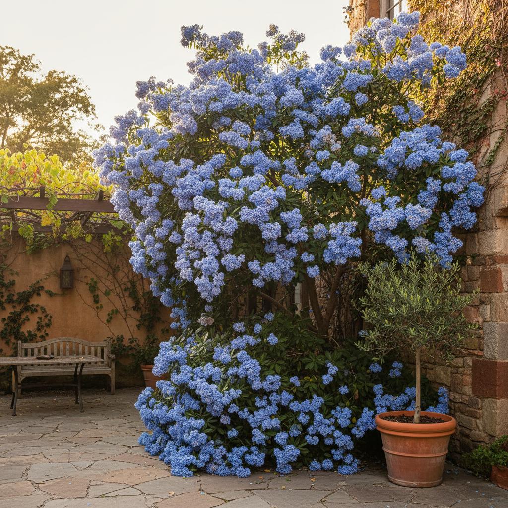 Baumiger Säckelstrauch (Ceanothus arboreus)