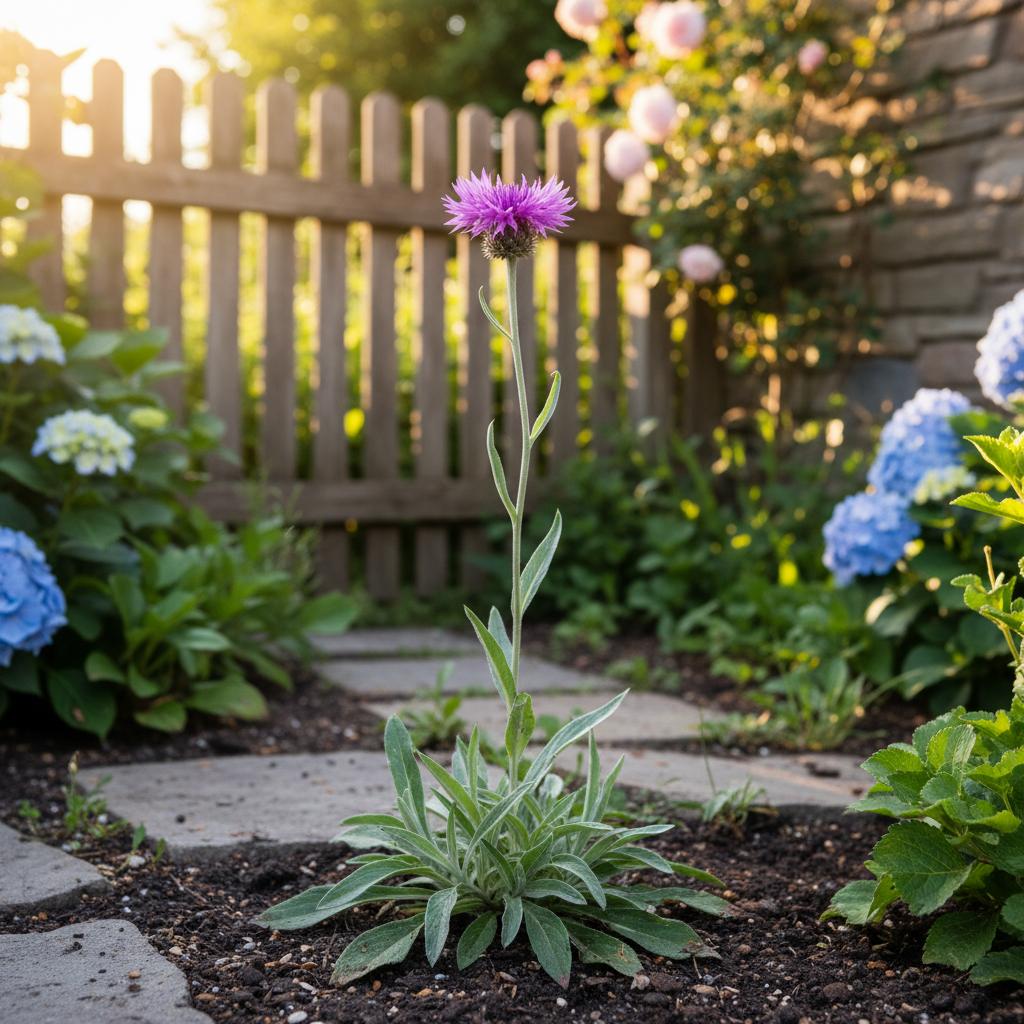 Einblütige Flockenblume (Centaurea uniflora)