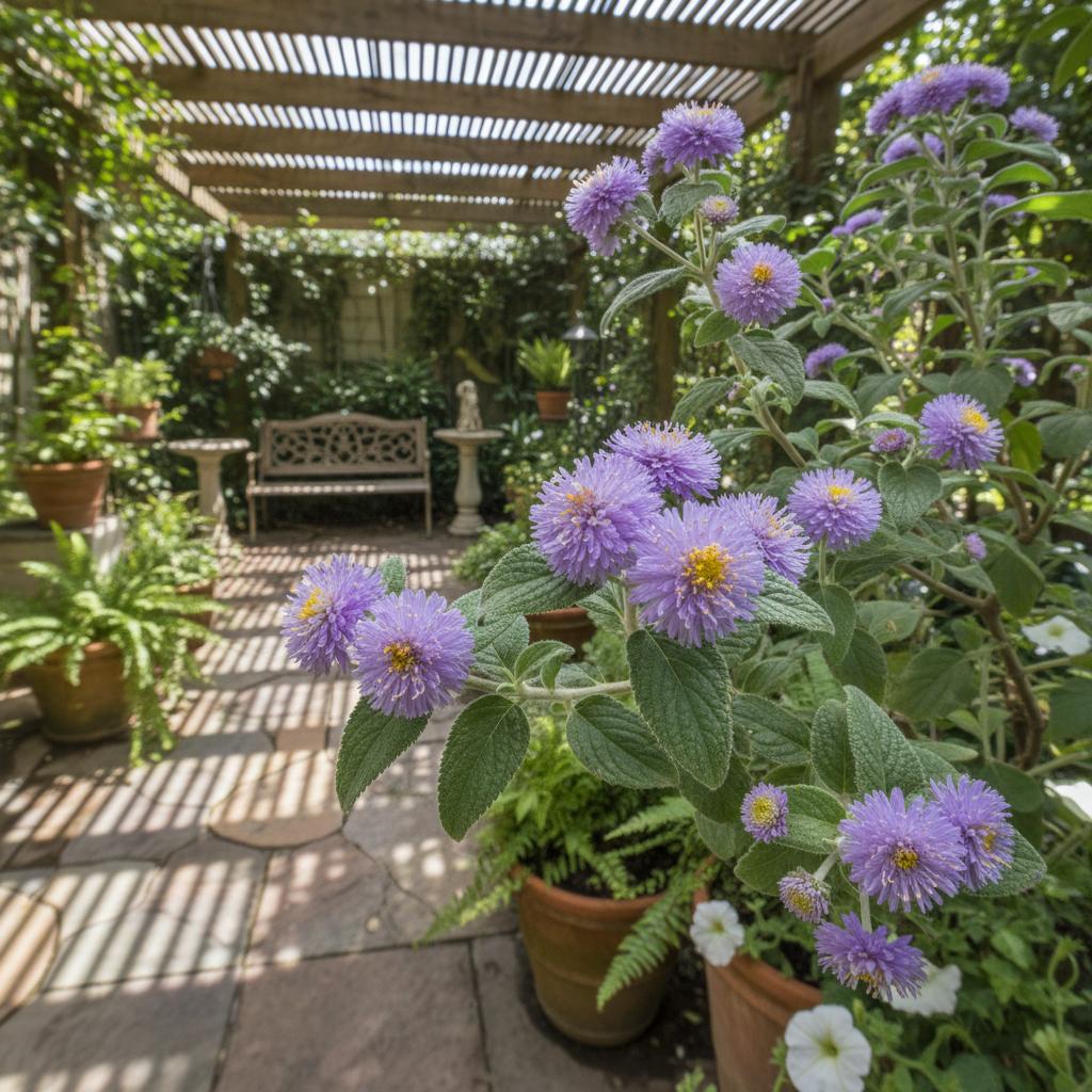 Brasilianische Knopfblume (Centratherum punctatum)