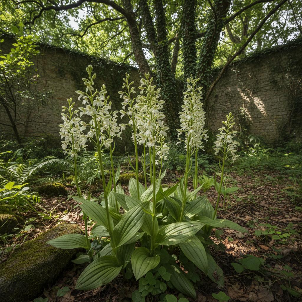 Weiße Waldorchidee (Cephalanthera damasonium)
