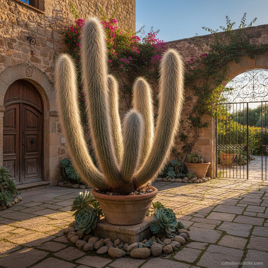 Alter-Mann-Kaktus (Cephalocereus senilis)