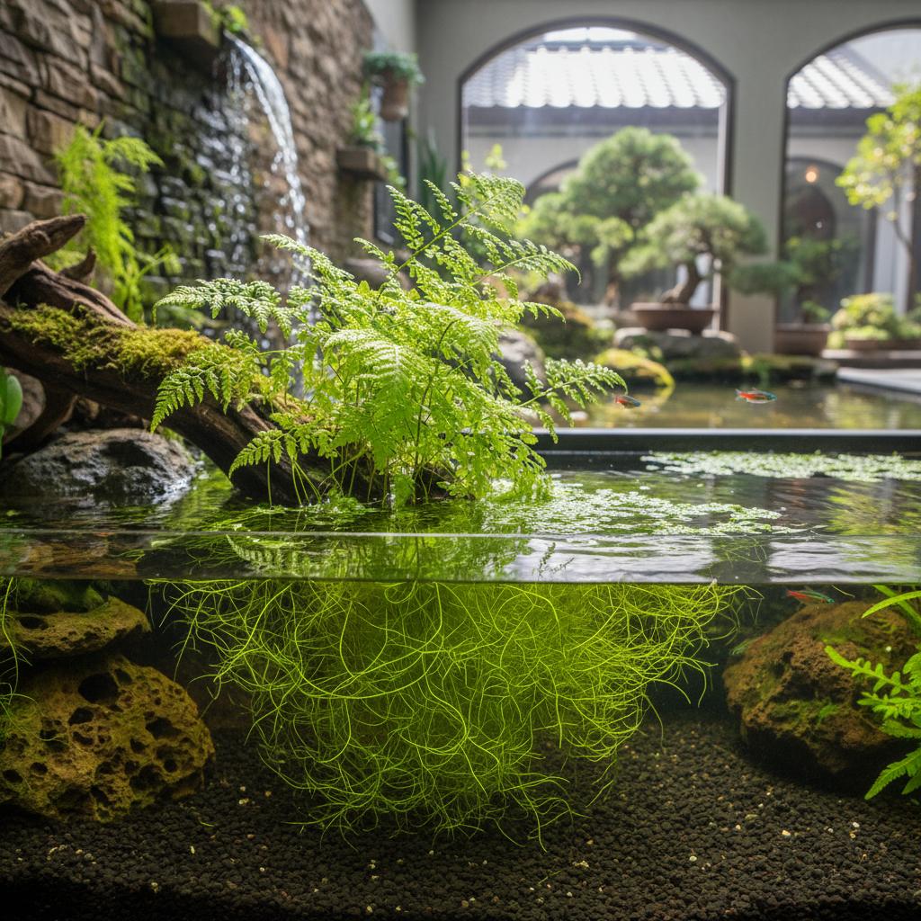 Wasserhirschfarn (Ceratopteris thalictroides)