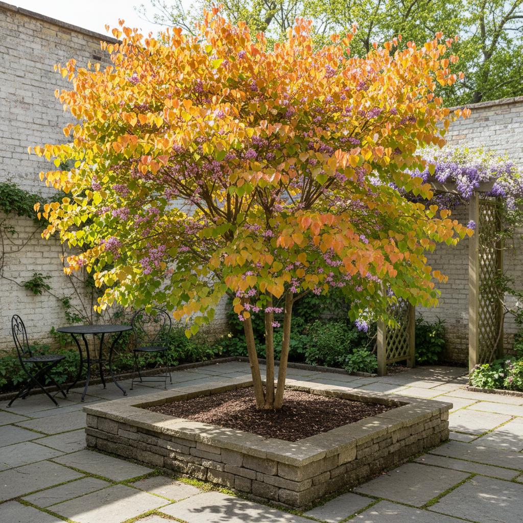 Kanadischer Judasbaum 'The Rising Sun' (Cercis canadensis 'The Rising Sun')