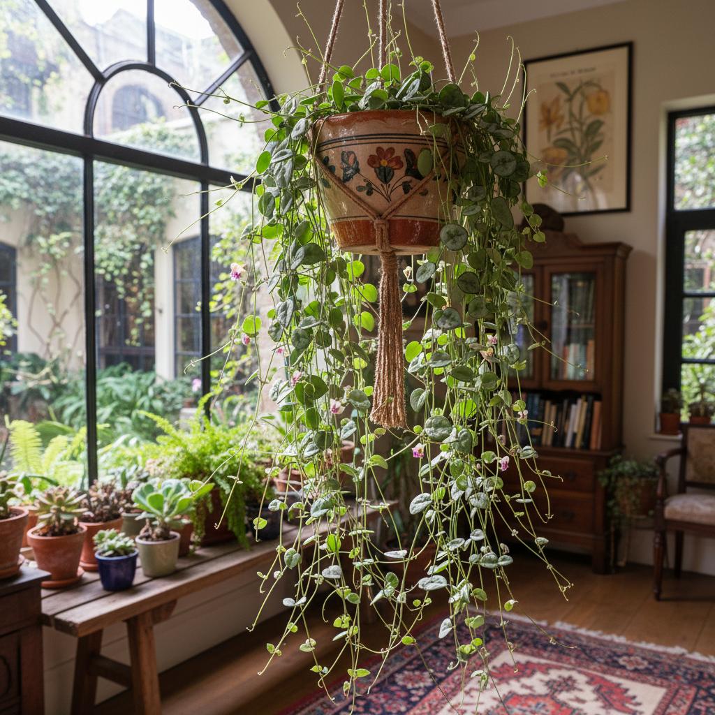 Herzblattschlinge (Ceropegia linearis woodii)