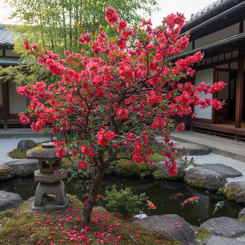 Japanische Zierquitte (Chaenomeles japonica)