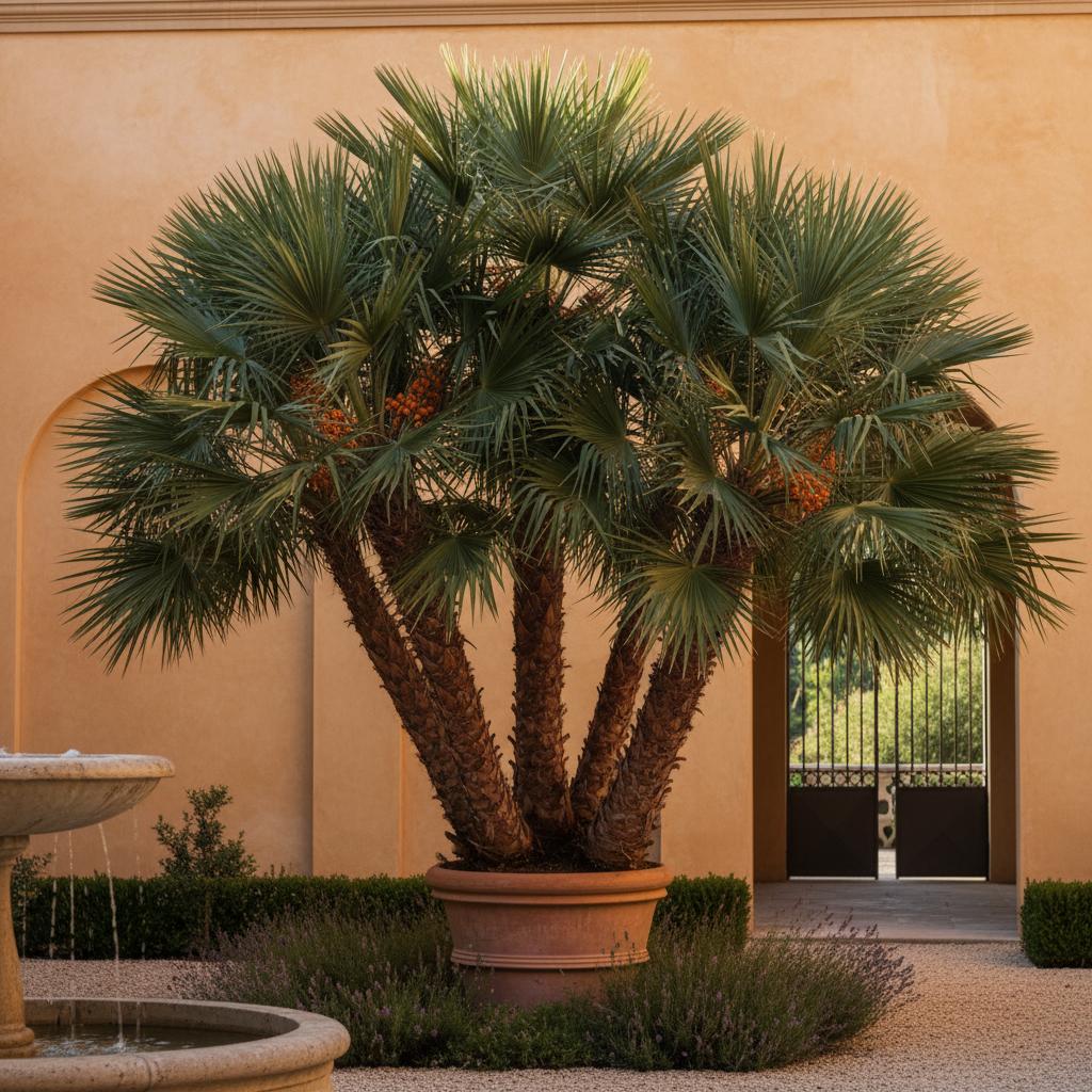 Europäische Zwergpalme (Chamaerops humilis)