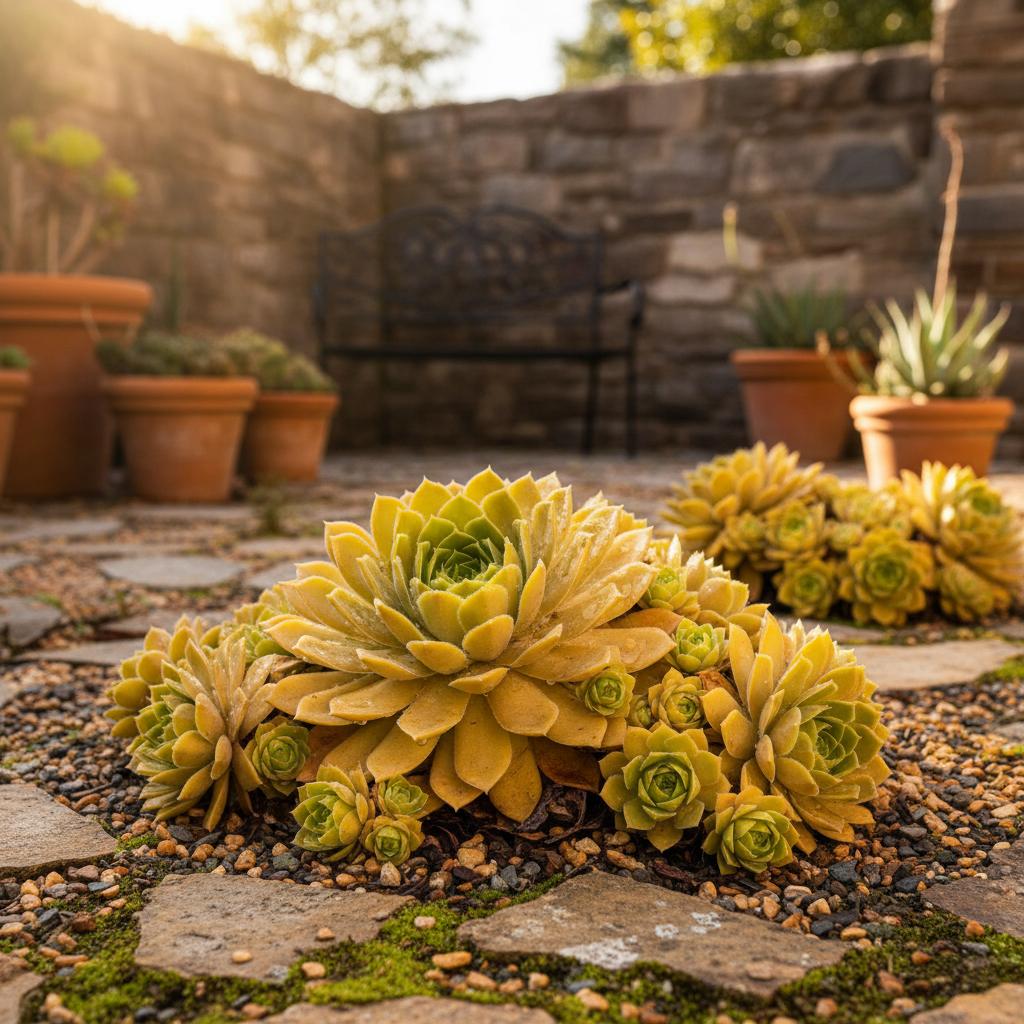 Hauswurz 'Gold Nugget' (Sempervivum 'Gold Nugget')