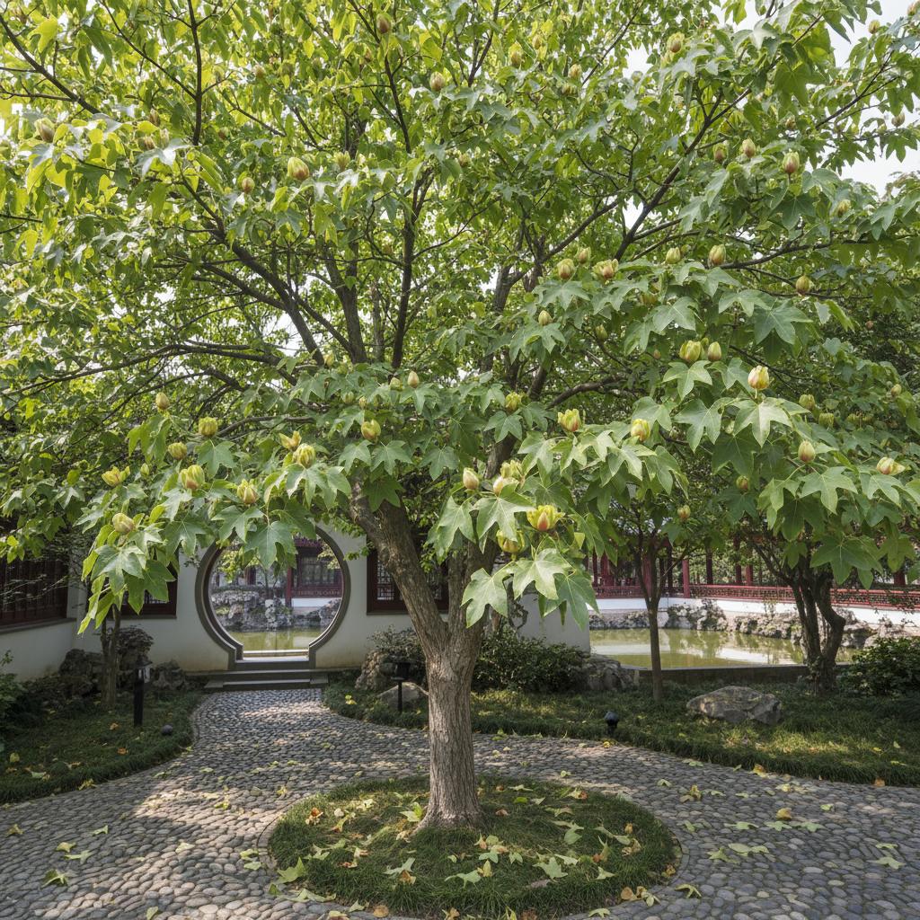 Chinesischer Tulpenbaum (Liriodendron chinense)