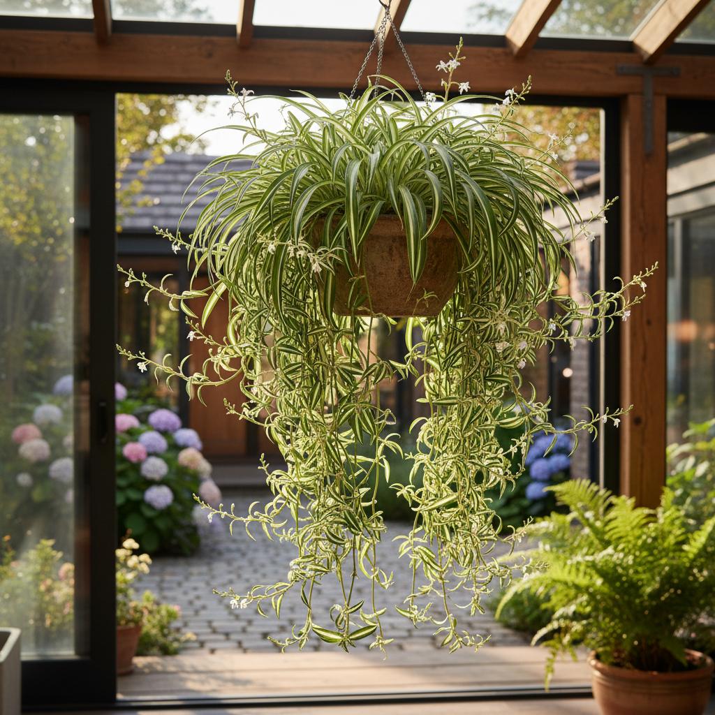 Bogenhanf 'Ocean' (Chlorophytum comosum 'Ocean')