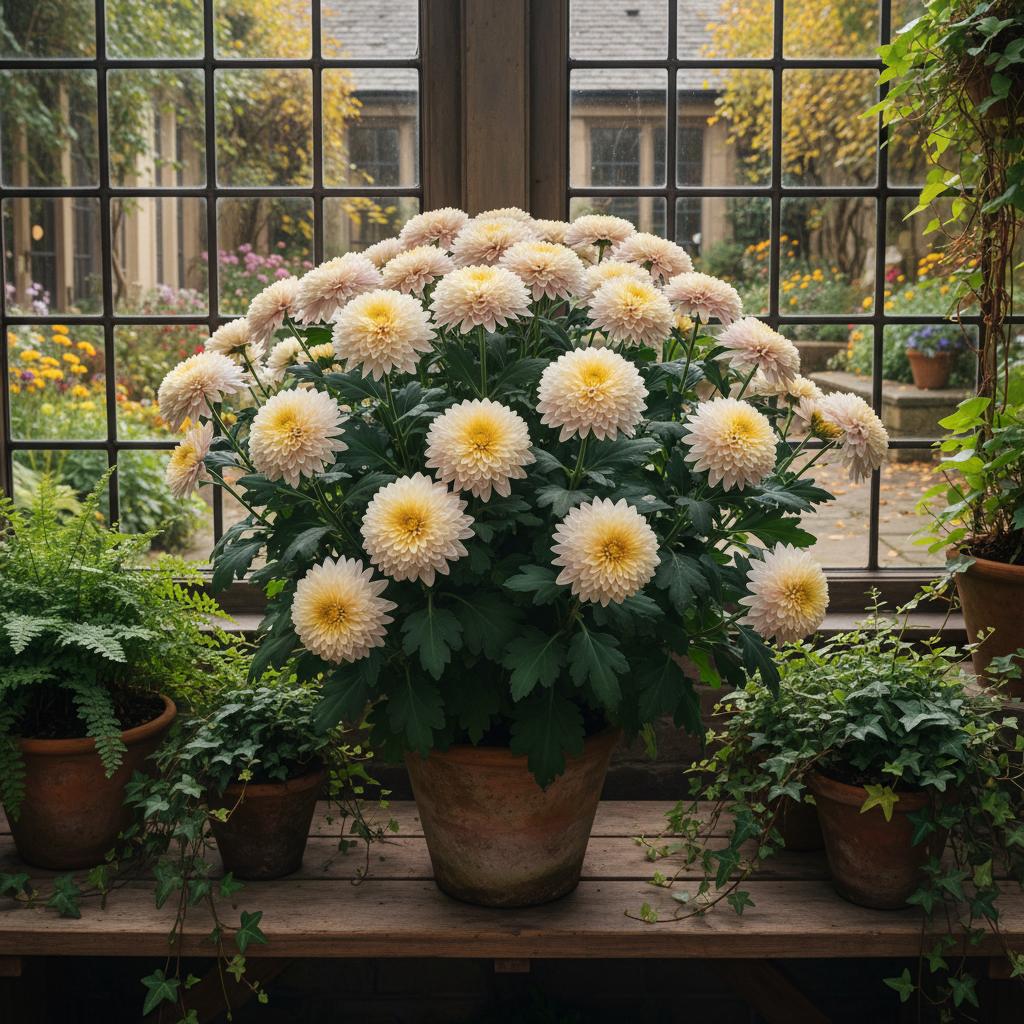 Gretchen-Chrysantheme (Chrysanthemum 'Gretchen')