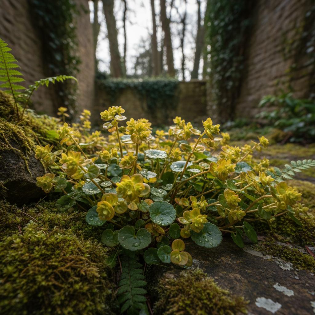 Crisosplenio a foglie alterne (Chrysosplenium alternifolium)