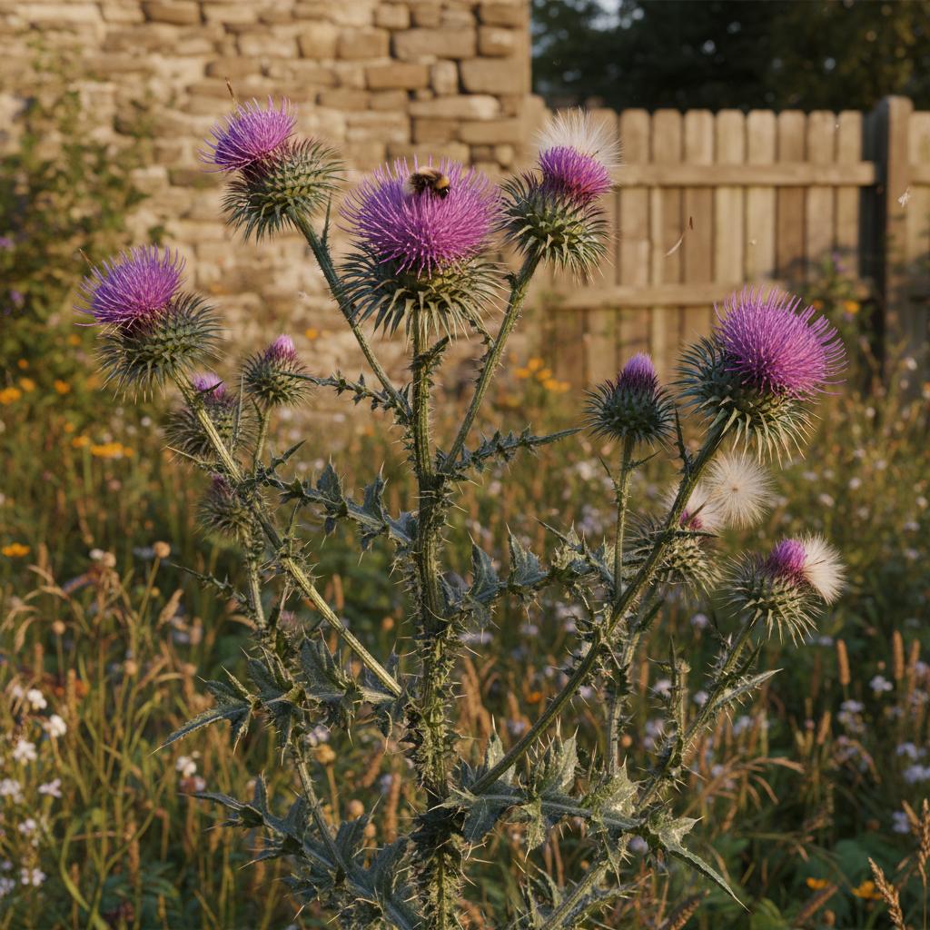 Gewöhnliche Kratzdistel (Cirsium vulgare)