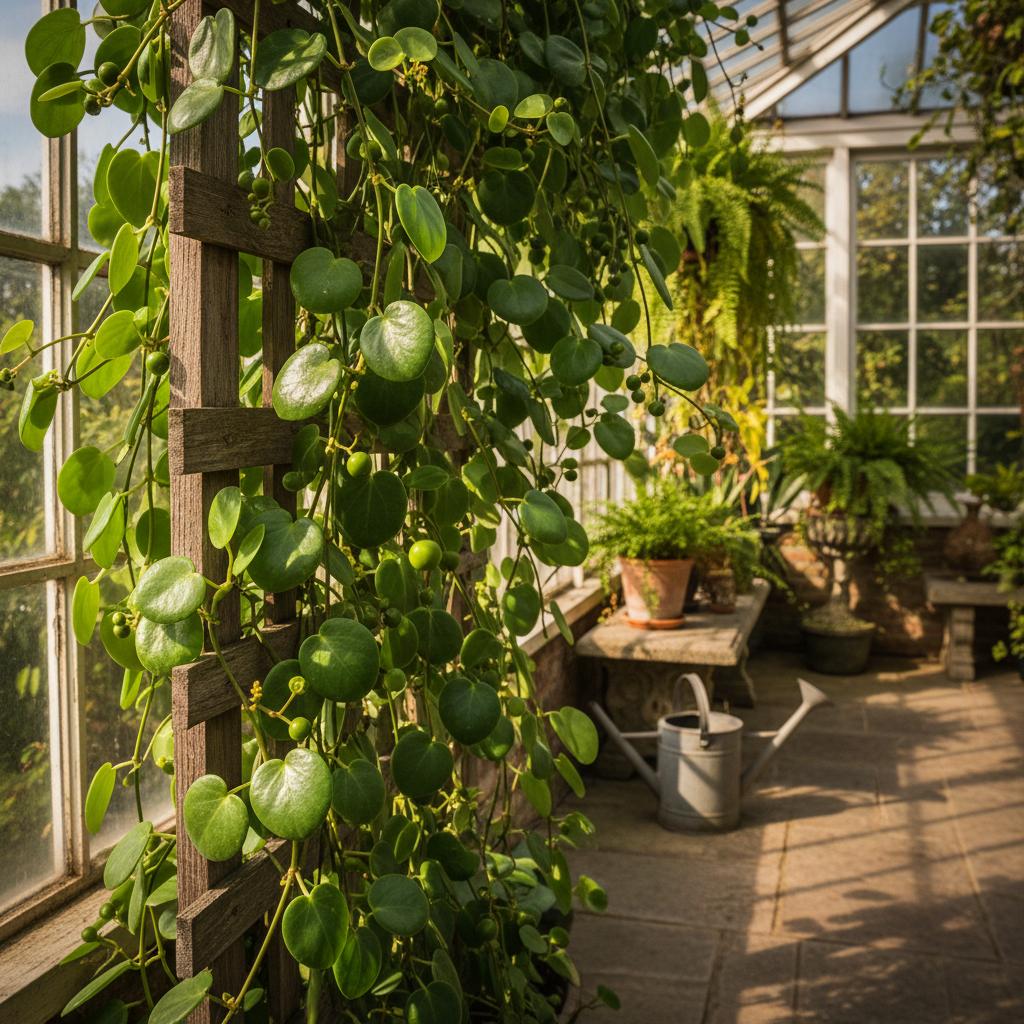 Rundblättrige Klettergurke (Cissus rotundifolia)