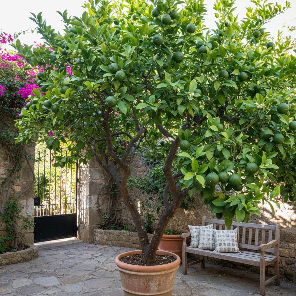 Schlüssellimette (Mexikanische Limette) (Citrus aurantiifolia)