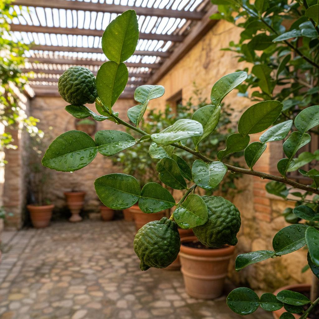 Makrut-Limette (Kaffir-Limette) (Citrus hystrix)