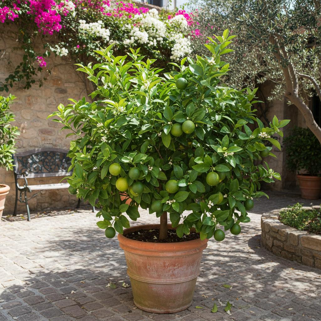 Zwerg-Tahiti-Limette (Citrus latifolia 'Dwarf Tahitian Lime')