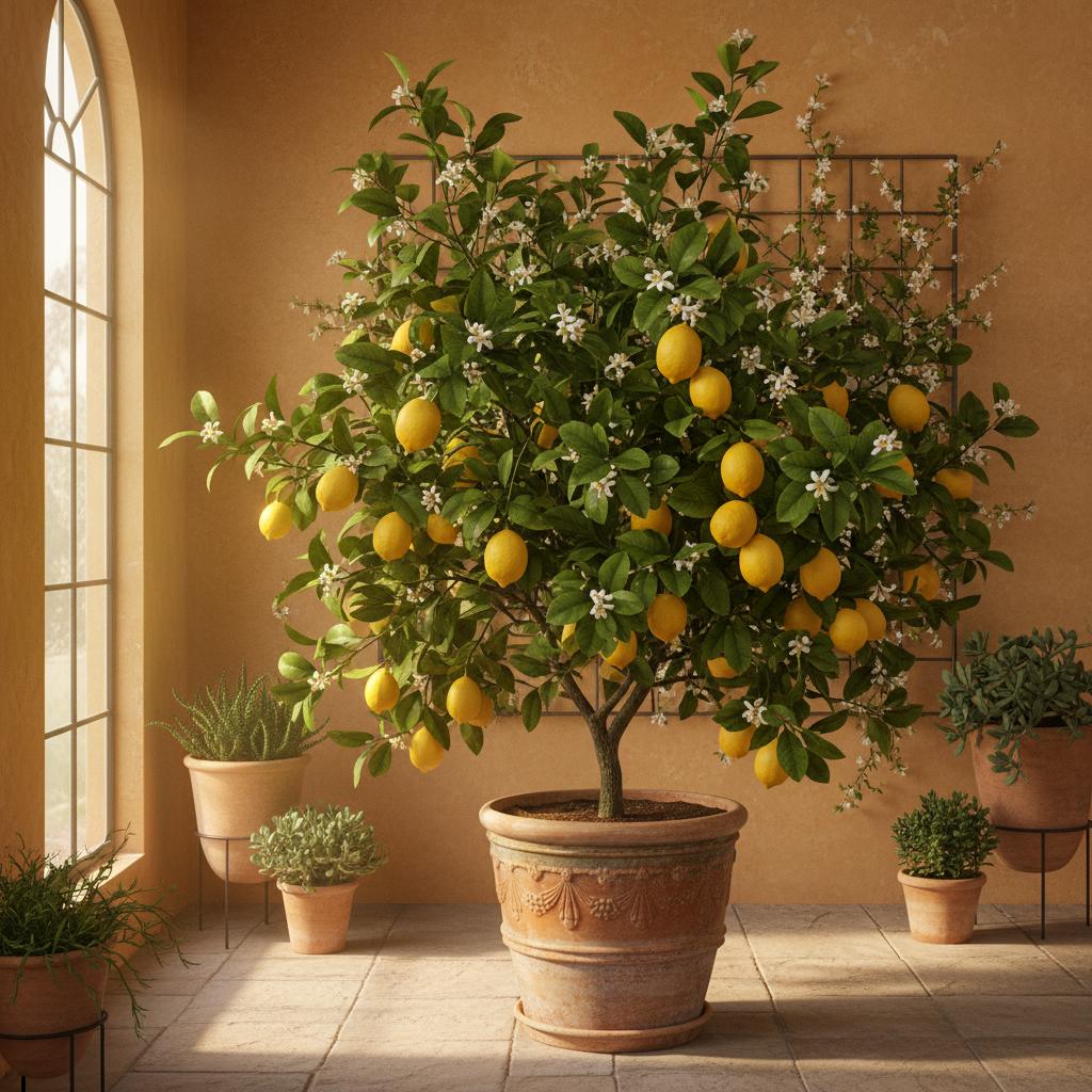 Meyer-Zitrone (Citrus limon x 'Meyeri')