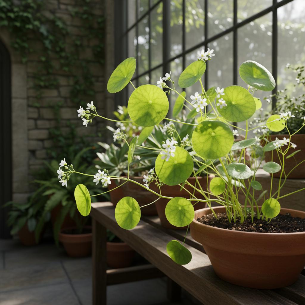 Teller-Springkraut (Claytonia perfoliata)