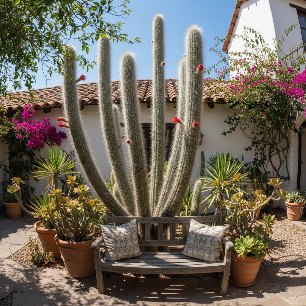 Silberkerzenkaktus (Cleistocactus strausii)