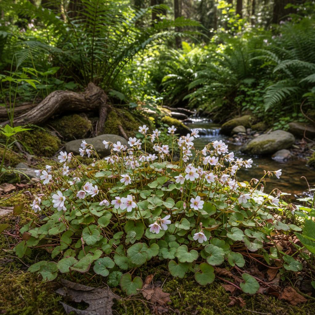 Sibirisches Frühlingsblatt (Claytonia sibirica)