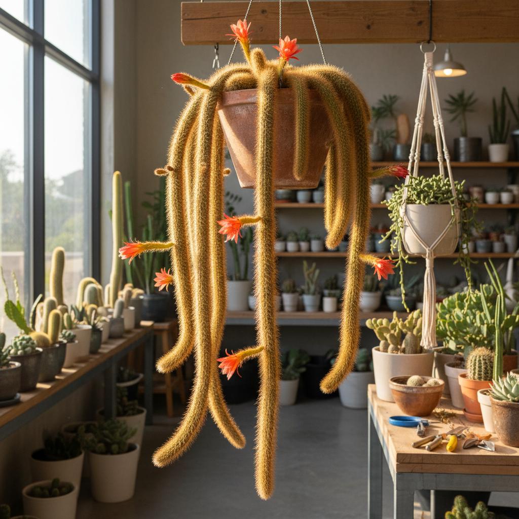 Goldene Rattenrute (Cleistocactus winteri)