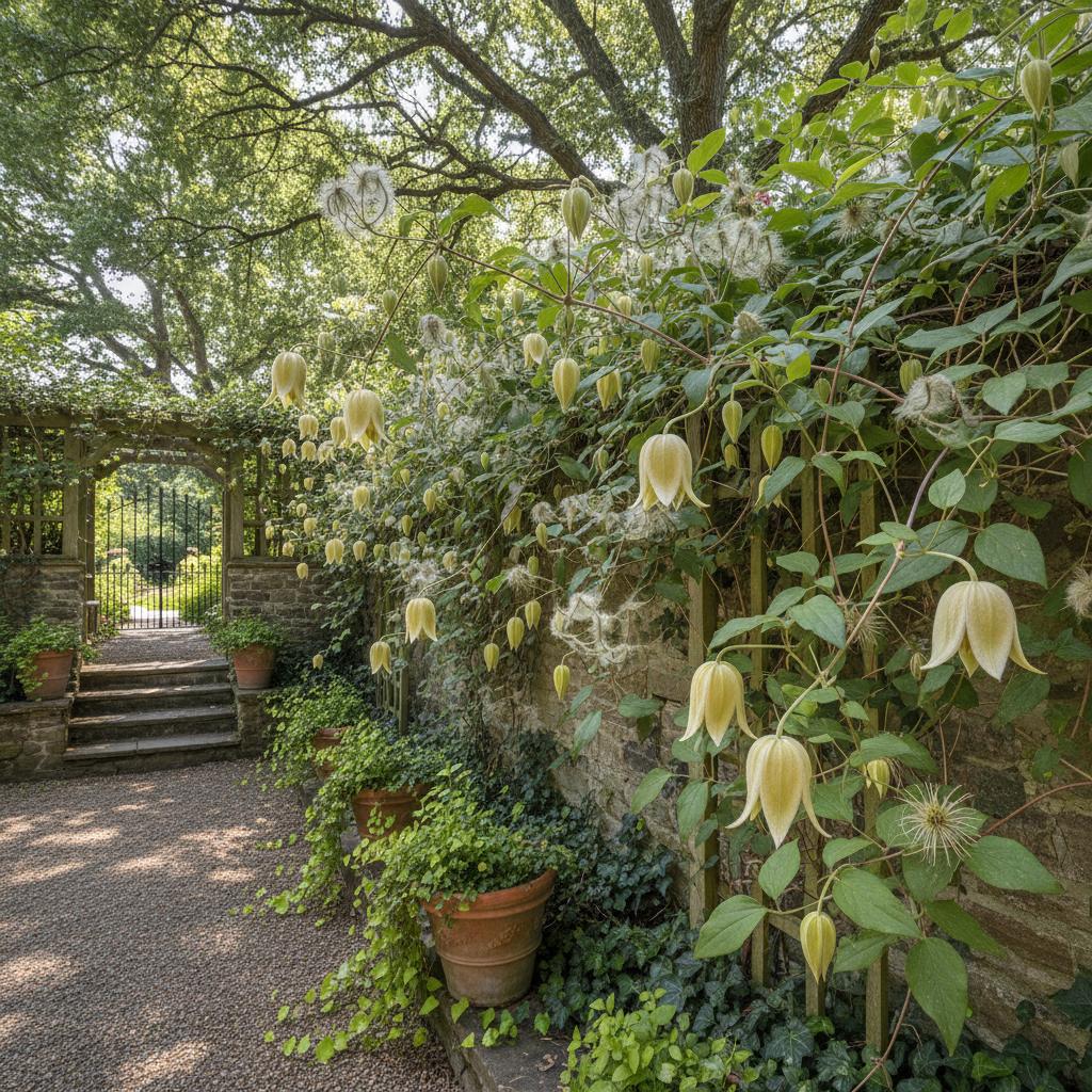 Gelbliche Waldrebe (Clematis ochroleuca)