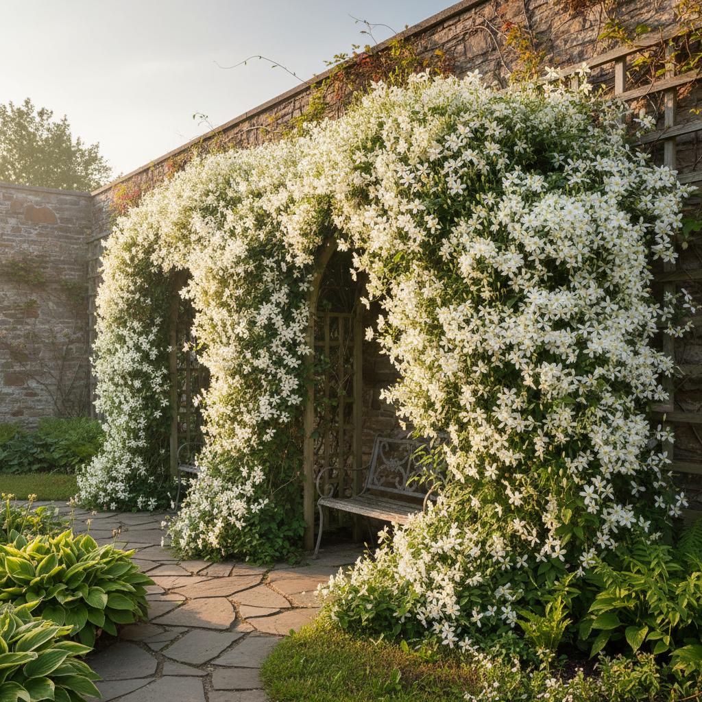 Herbstwaldrebe (Clematis terniflora)
