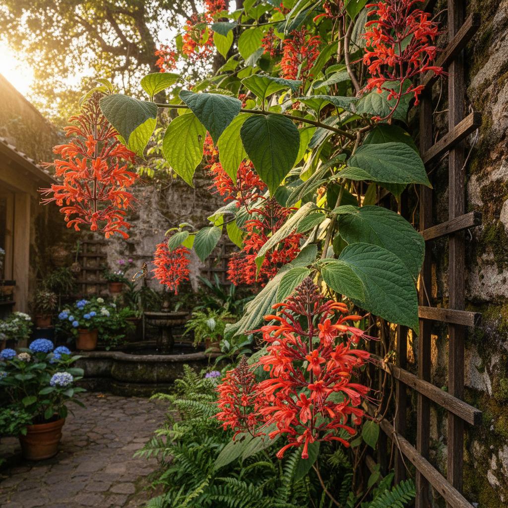 Prachtlosbaum (Clerodendrum speciosissimum)