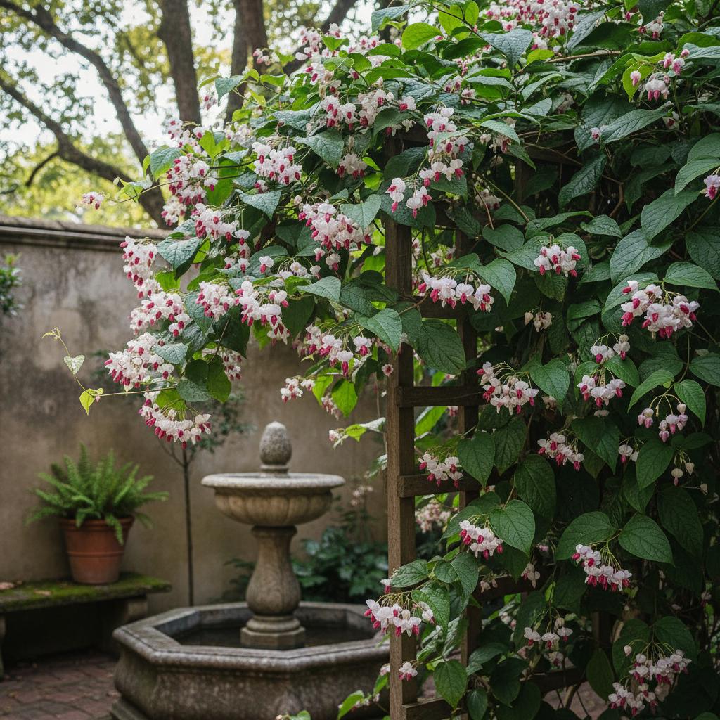 Blutherz-Kletterpflanze (Clerodendrum thomsoniae)