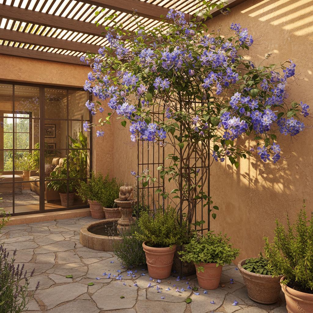 Blauer Glockenstrauch (Clerodendrum ugandense)