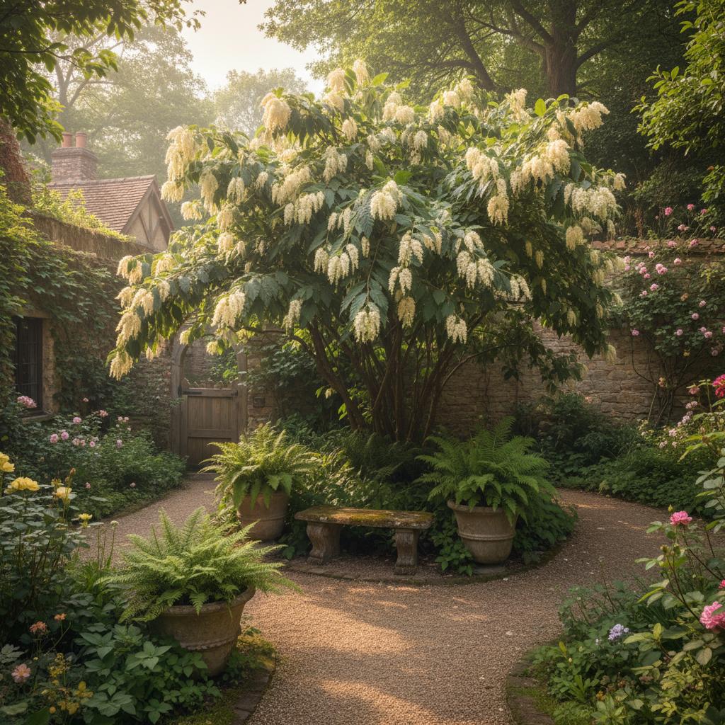 Wollige Sommerflieder (Clethra lanata)