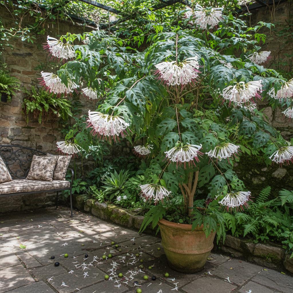 Geschnittener Glanzbaum (Clerodendrum incisum)