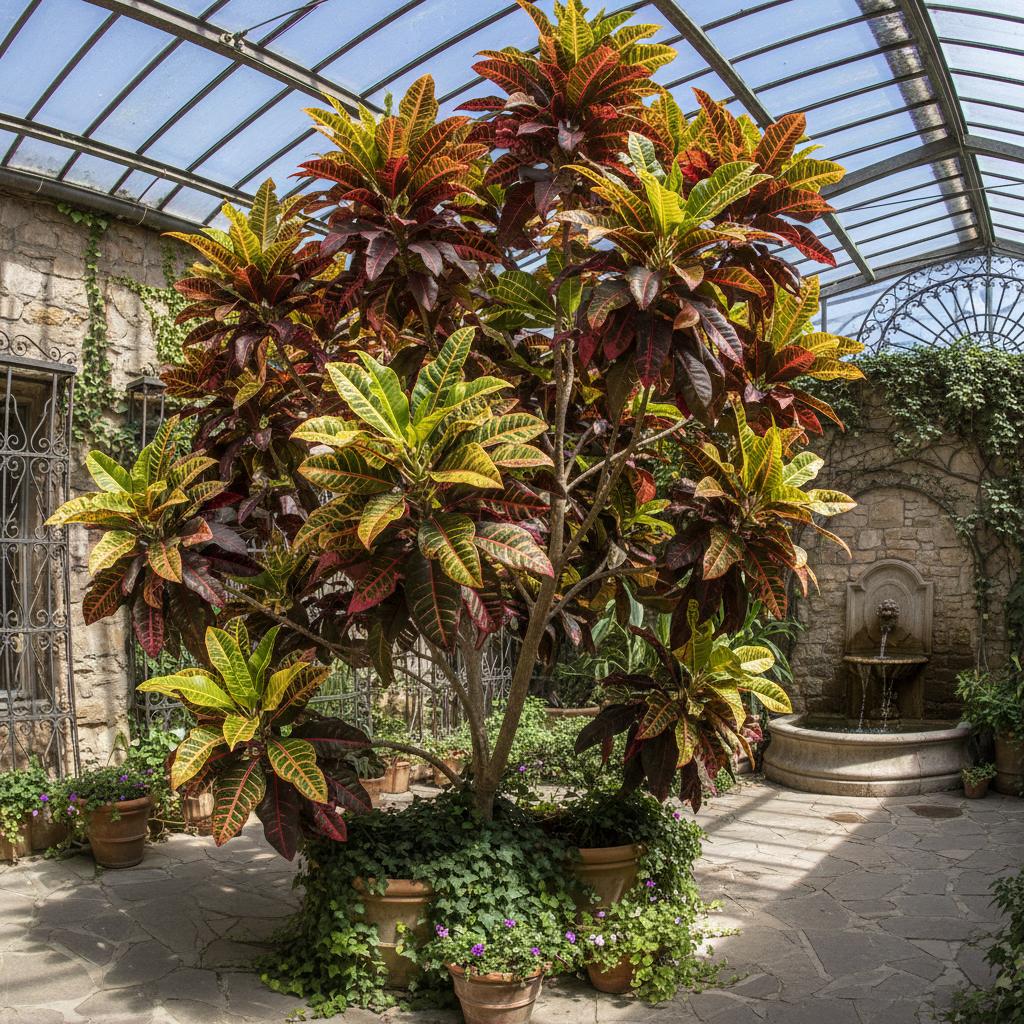 Wunderstrauch 'Petra' (Codiaeum variegatum 'Petra')