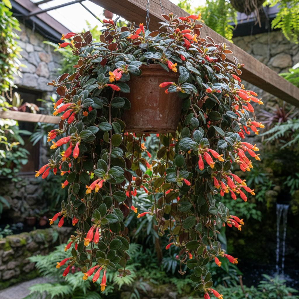 Dichte Kolumnea (Columnea densibracteata)