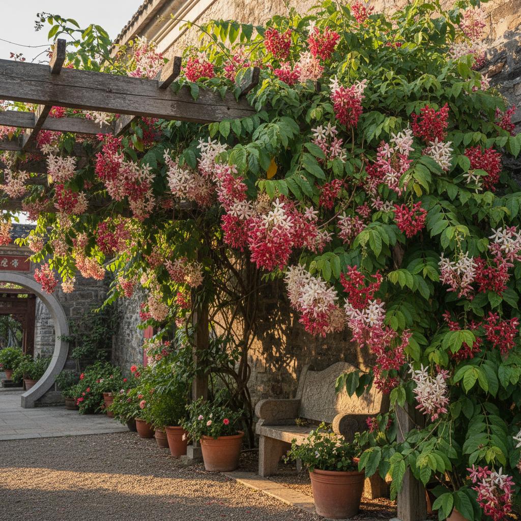 Rangoon-Kletterpflanze (Combretum indicum)