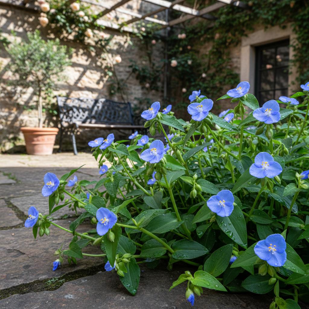 Himmelblaue Commeline (Commelina coelestis)