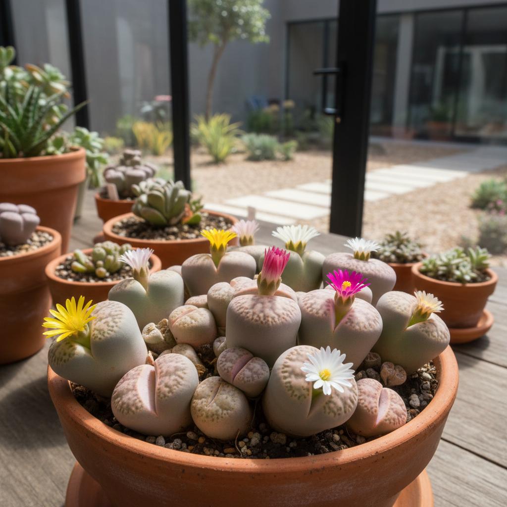 Bilobed Cone Plant (Conophytum bilobum)