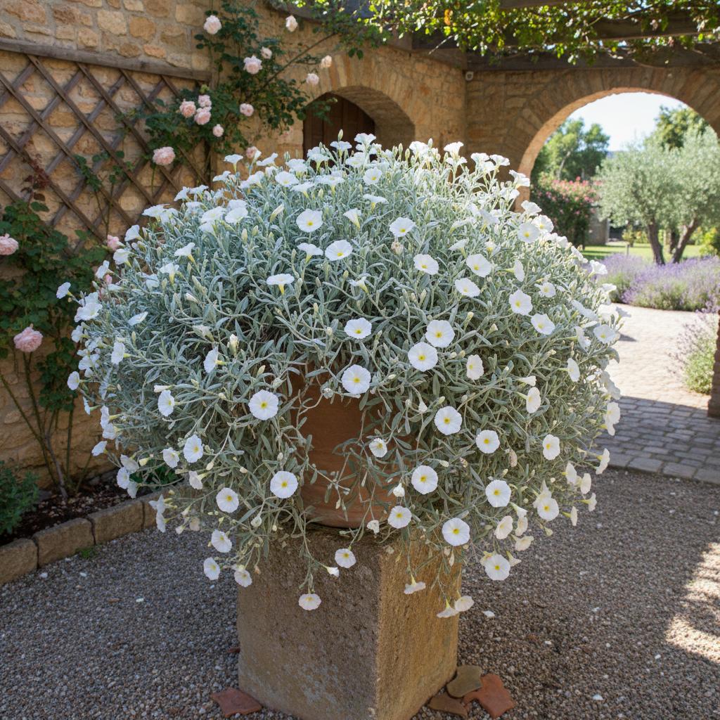 Silberwinde (Convolvulus cneorum)