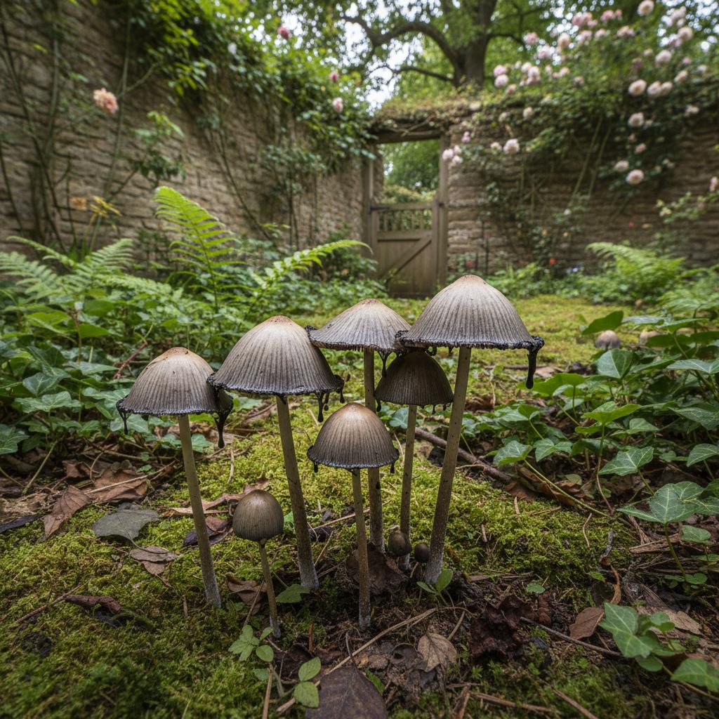 Glimmender Tintling (Coprinellus micaceus)