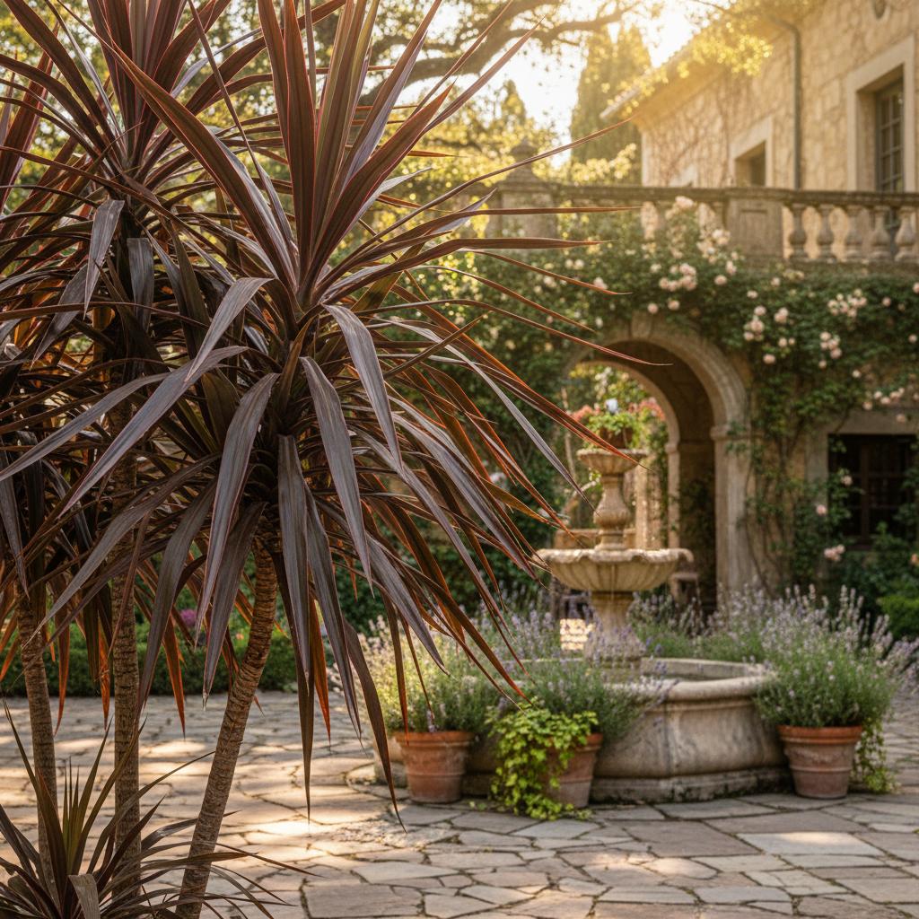 Rote Palmlilie 'Red Sensation' (Cordyline australis 'Red Sensation')