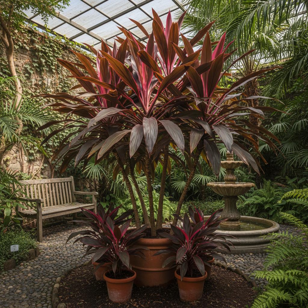 Rotblättrige Palmlilie (Cordyline 'Red Sensation')