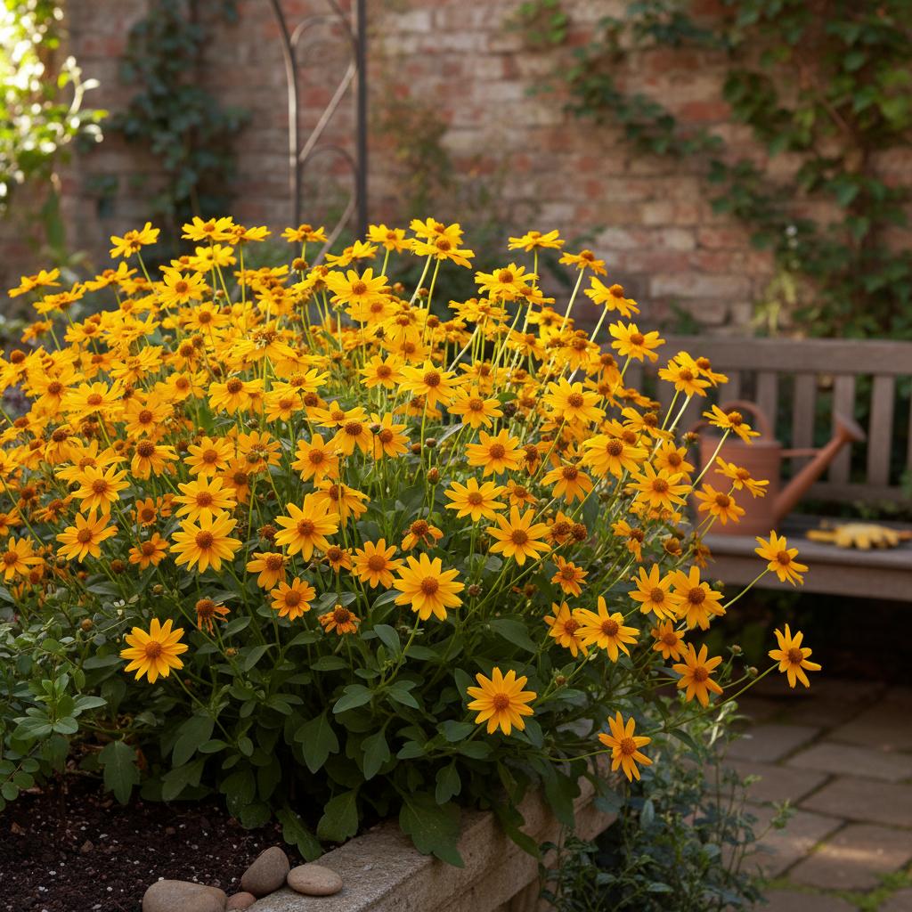 Ohrlapp-Mädchenauge (Coreopsis auriculata)