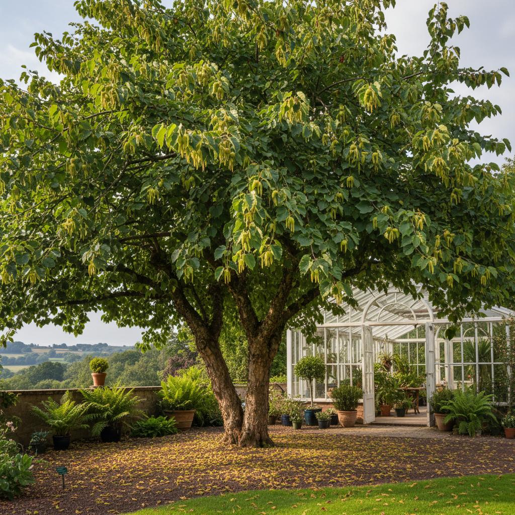Große Hasel (Filbert) (Corylus maxima)