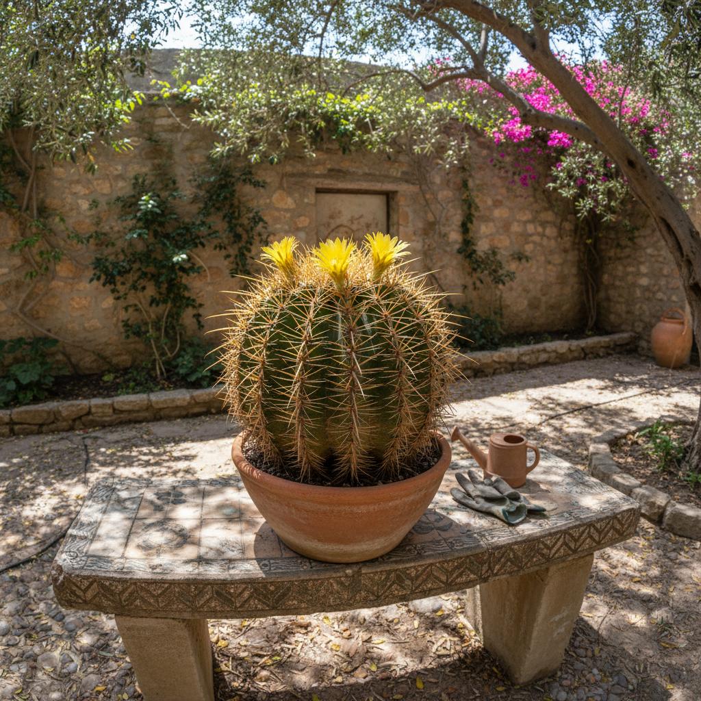 Vielstachelige Kaktusnuss (Coryphantha pycnacantha)