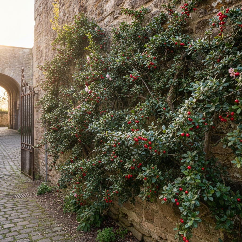 Querbinder-Felsenmispel (Cotoneaster horizontalis)