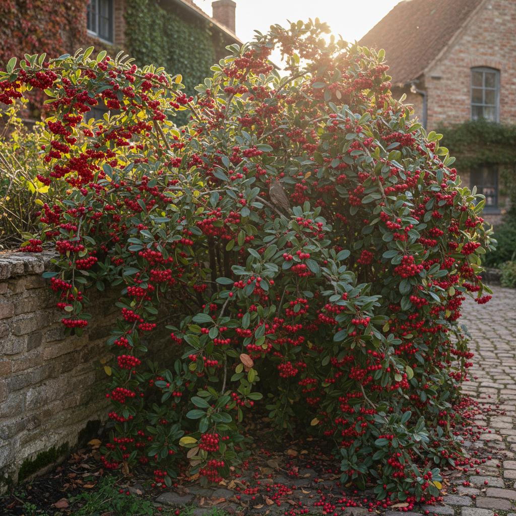 Milchblütiger Zwergmispel (Cotoneaster lacteus)