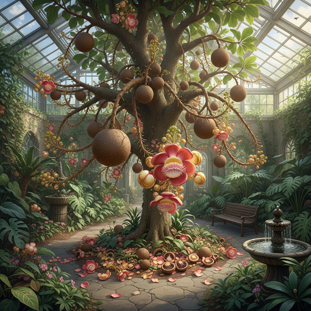 Kanonenkugelbaum (Couroupita guianensis)