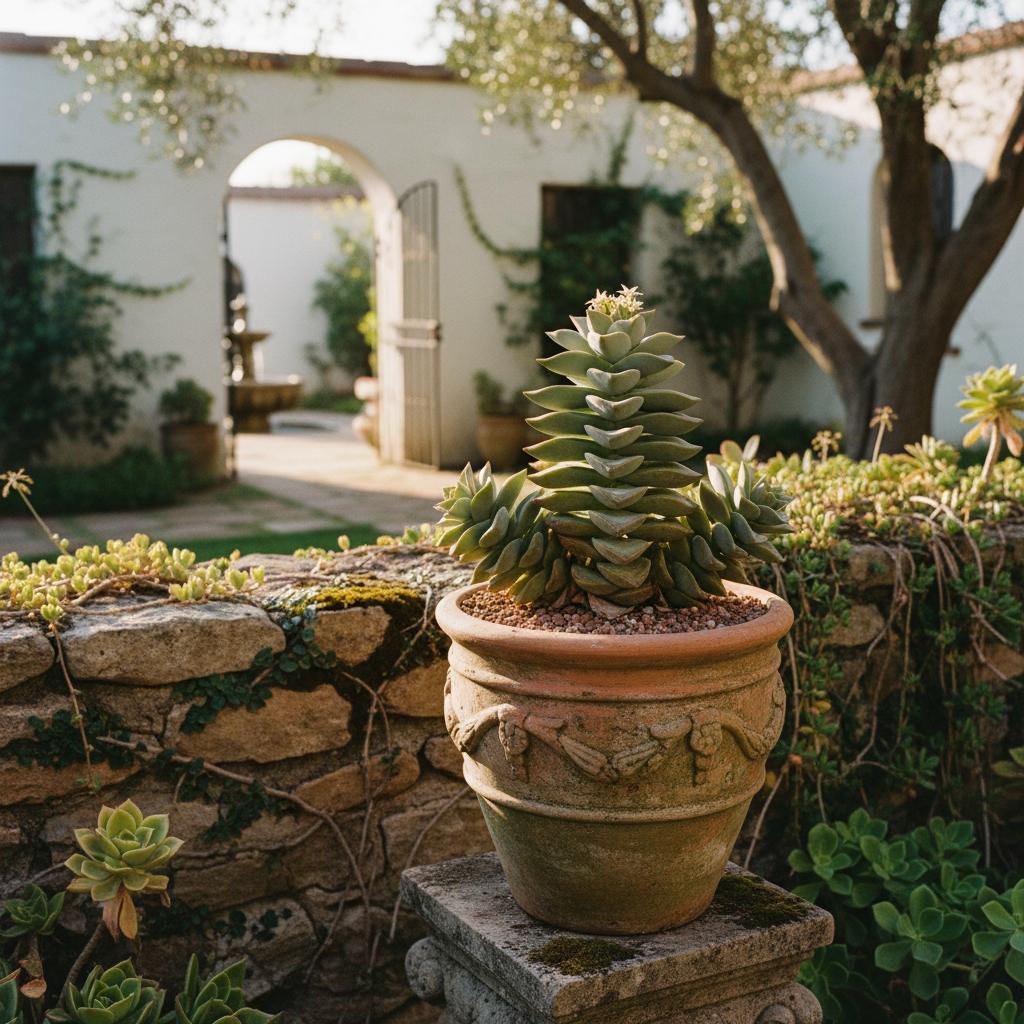 Buddha's Temple Crassula (Crassula 'Buddha's Temple')