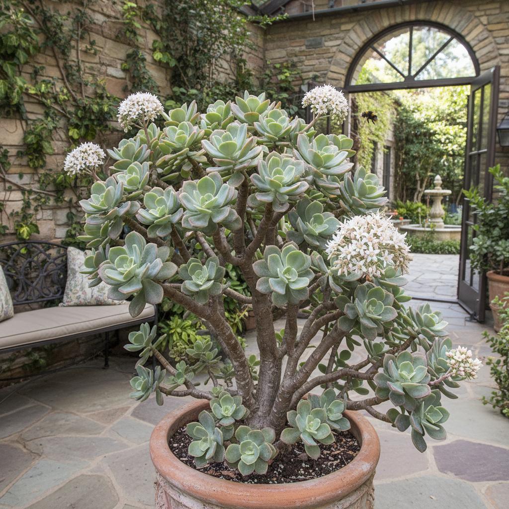 Blue Bird Jade Plant (Crassula ovata 'Blue Bird')